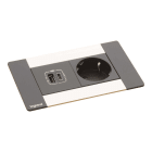 LEGRAND - Pistorasiapaneeli Incara - MULTILINK 1S USB A+C 15W ALU