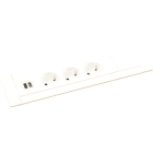 LEGRAND - Pistorasiapaneeli Incara - 3S USB A+C 15W seinäas.