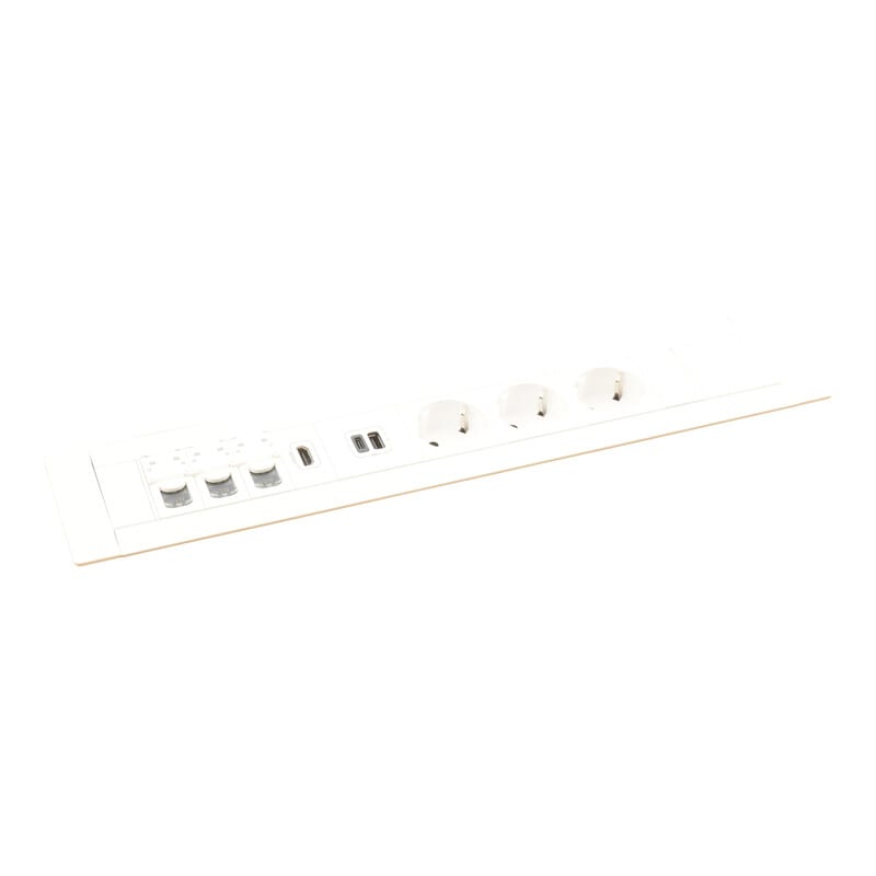 LEGRAND - Pistorasiapaneeli Incara - 3S USBA+C 15W 3-RJ45 HDMI s.as