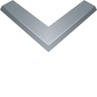 HAGER - Ulkokulma electraplan.AK - AKBA Fe 1P AKU40x150 Zn