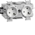 HAGER - Kanavapistorasia Ecoline - GS2011 2-os 45 pes. WaWi LVA