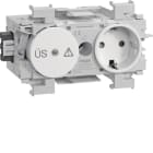 HAGER - Kanavapistorasia Ecoline - GS1201 2-os PR+YJS WaWi LVA