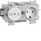 HAGER - Kanavapistorasia Ecoline - GS1201 2-os PR+YJS WaWi LVA