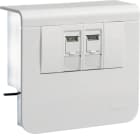 HAGER - Listapistorasia tehalit.SL - SL20055 2xRJ45 Cat6A LVA