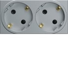 HAGER - Kanavapistorasia gallery - WXF472 2S/16A/250V 4M UKJ ALU