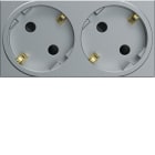 HAGER - Kanavapistorasia gallery - WXF472 2S/16A/250V 4M UKJ ALU