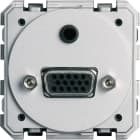 HAGER - Kanava AV-rasia gallery - WXF641 VGA+audio 3.5mm 2M