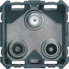 HAGER - Kanava-antennirasia - WXF256 1dB T TV+R+SAT DC> 2M