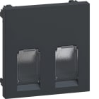 HAGER - Kanavakeskiölevy Ecoline - GZDM2 2-os GMDM1xx pölys. MUS