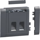 HAGER - Kanavadatarasia Ecoline - GSETDM042 2xRJ45 Actassi MUS