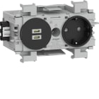 HAGER - Kanavapistorasia - GS1701 PR + USB C-C HF MUS