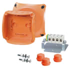 HENSEL - Palonkestävä jakorasia E90 ora - FK 0606 6mm2 IP65/66