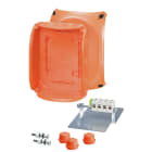 HENSEL - Palonkestävä jakorasia E90 ora - FK 1616 16mm2 IP65/66