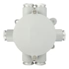 SELCAST - JAKORASIA 2,5mm2 IP67 6xPK16 - 1604/11 80mm pyöreä / Harmaa