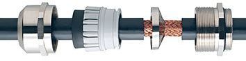 WISKA - Holkkitiiviste metalli - EMSKV M12 EMV-S / Metri EMC