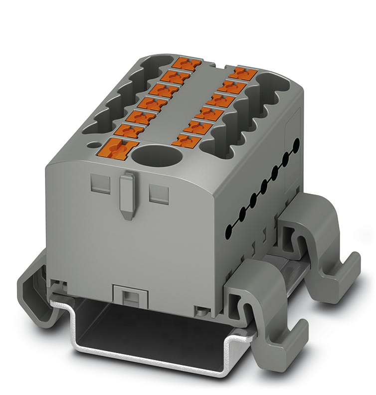 PHOENIX CONTACT - Potentiaalinjakoliitin push-in - 3273220 PTFIX 6/12X2,5-NS35 GY