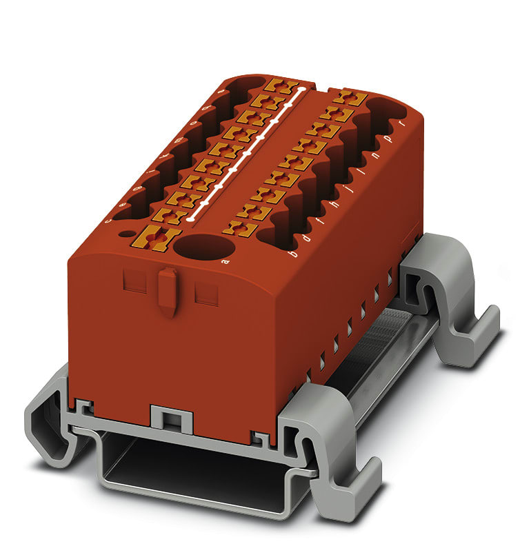 PHOENIX CONTACT - Potentiaalinjakoliitin push-in - 3273246 PTFIX 6/18X2,5-NS35 RD
