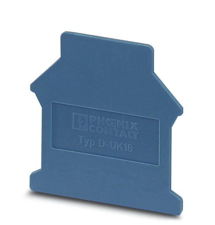 PHOENIX CONTACT - Päätylevy - 3006108 D-UK 16 BU