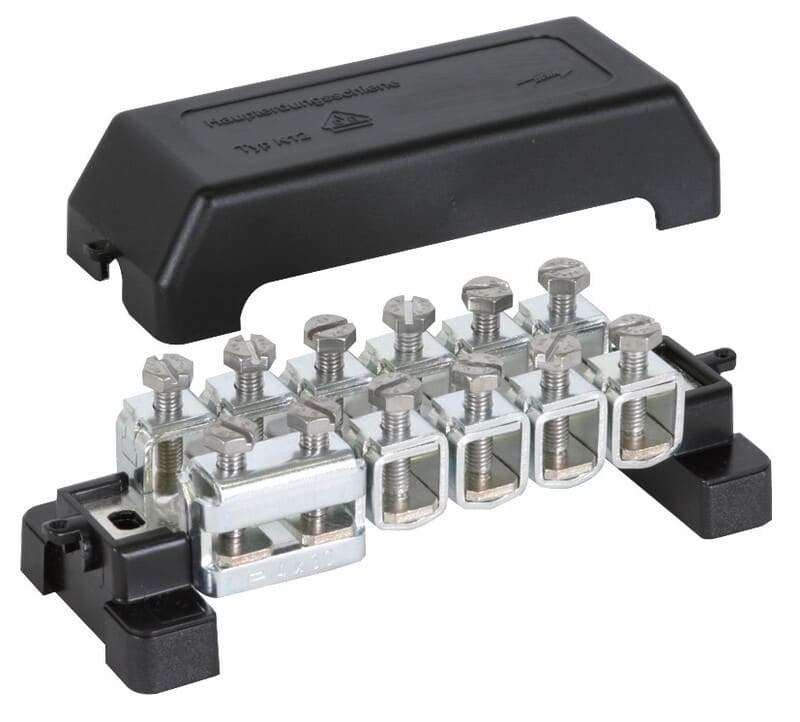 DEHN - PE-kisko - K12 UV-kestävällä suojuksella