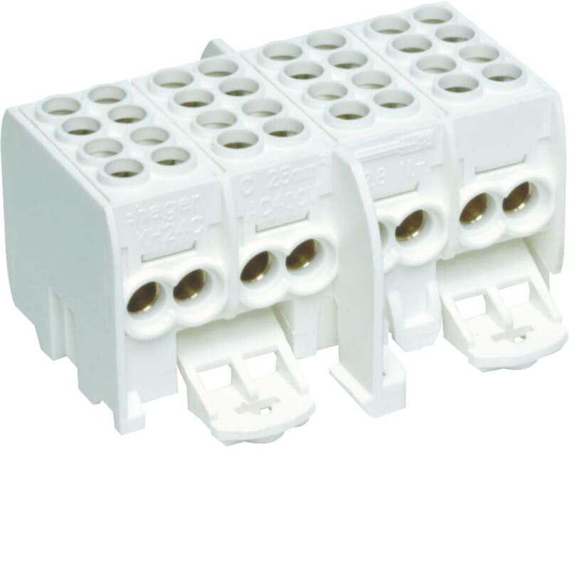 HAGER - Haaroitusliitin - KH24C 4-NAP 25/16MM