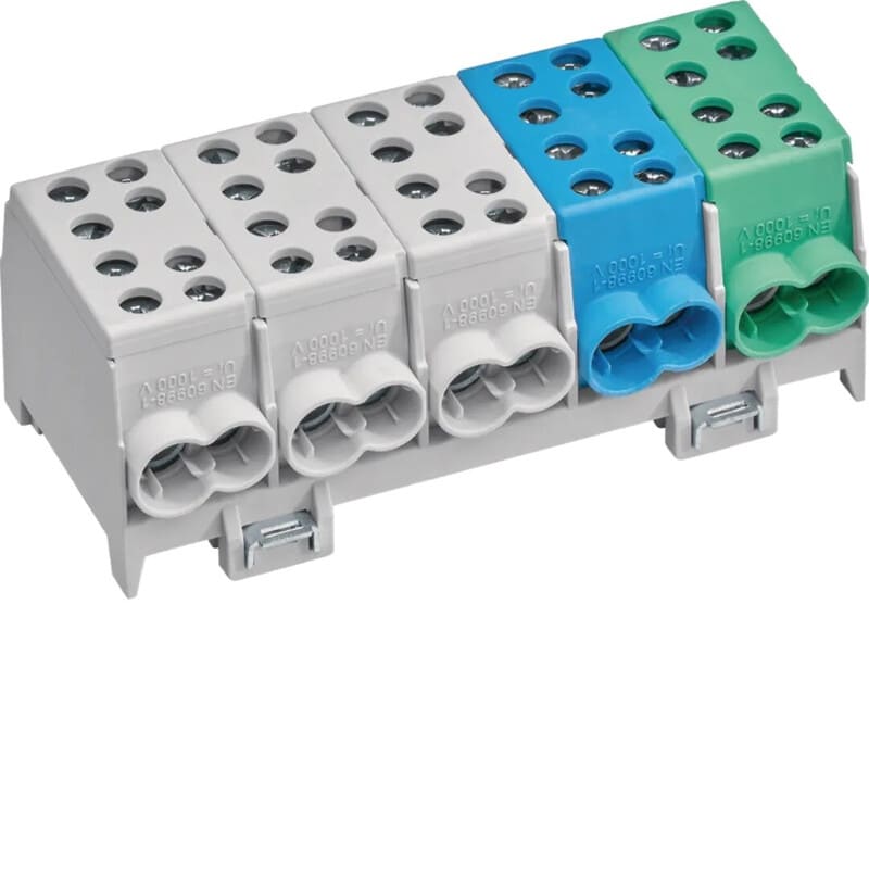 HAGER - Haaroitusliitin - KH45A 5-nap 2x35mm2 BGVA2