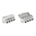 OUNEVA - Haaroitusliitin - Al 4x50 / Cu 4x35 Harmaa
