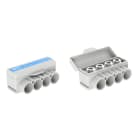 OUNEVA - Haaroitusliitin - Al 4x50 / Cu 4x35 Sininen