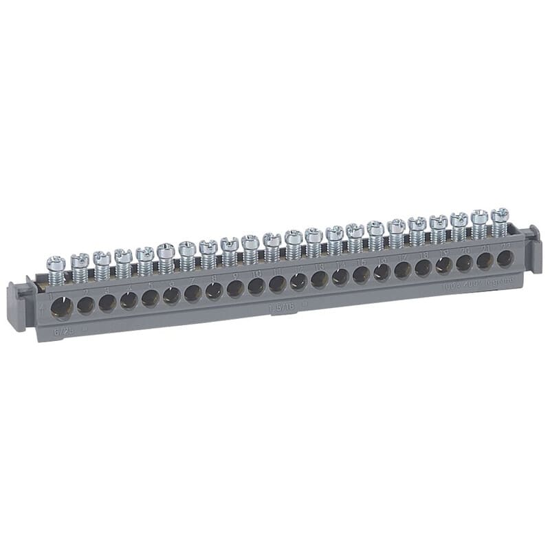 LEGRAND - Haaroitusliitin - Cu 1x6-25mm²+21x1.5-16mm² 400V