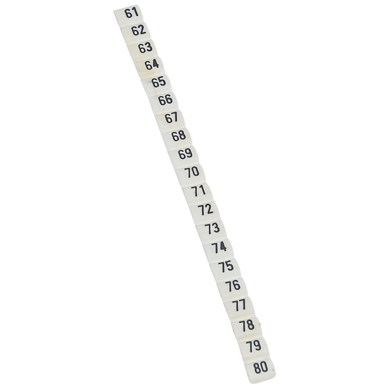 LEGRAND - Merkintätarvike - CAB3 merkintä 0,5-1,5mm² 61-80