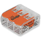 WAGO - Vipurasialiitin 221-413 - 3-Nap,kaikille johdintyypeille