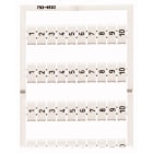 WAGO - Merkintälevy 1-10 pysty - 793-5602 (5 kpl.)