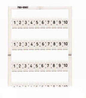 WAGO - Merkintäliuska 51-100 - 793-4507 (50 kpl.)