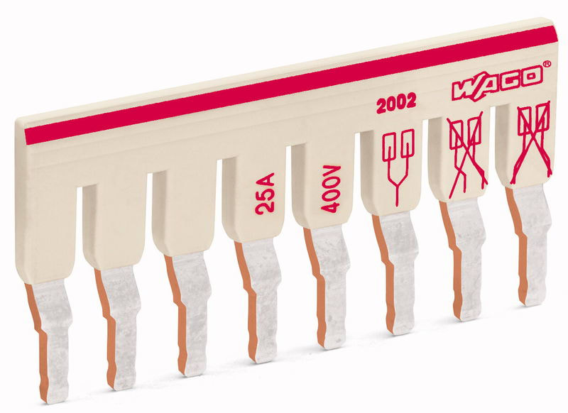 WAGO - Oikosulkusilta TOPJOB S - Jumpperi, 10-OS, In 25A (25 kpl)
