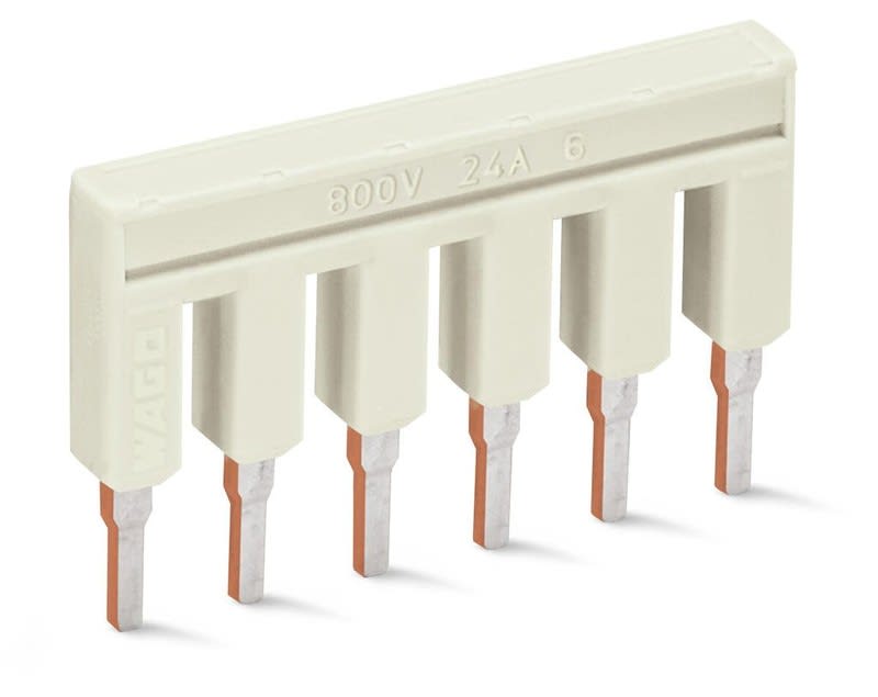 WAGO - Oikosulkusilta TOPJOB S - Jumpperi, 6-OS, In 25 A (25 kpl)