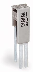 WAGO - Oikosulkusilta 284-sarja - Step down-jumpp.,15 A,HAR 100kpl