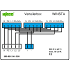 WAGO - Kytkinrasia WINSTA DALI - IN 3-vaihe+DALI, OUT 3xDALI,VAL