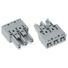 WAGO - Pistoliitin WINSTA MIDI - 3-Nap naarasliitin HAR (100 kpl)