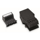 WAGO - Pistoliitin WINSTA MIDI - 5-nap urosliitin MUSTA (5 kpl.)