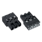 WAGO - Pistoliitin WINSTA MIDI - 3-Nap urosliitin MUS (100 kpl.)