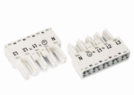 WAGO - Pistoliitin WINSTA MIDI - 5-Nap naarasliitin VAL (50 kpl.)