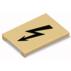 WAGO - 285-420 Merkintäkilpi - Korkeajännite m.,285-19 25kpl