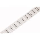 WAGO - Tyyppikilpitarra 99x44mm,hopea - 210-804 Merkintätarvike