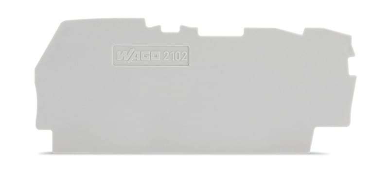 WAGO - 2102-13.liittimille,0.8mm,HAR - Päätylevy TOPJOB S