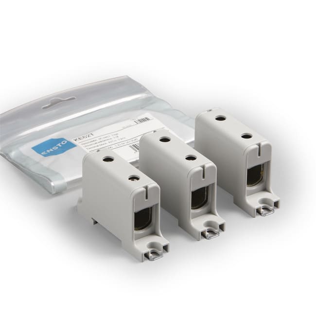 ENSTO - Riviliitin Ensto Clampo Pro - 3 x KE62 harmaa