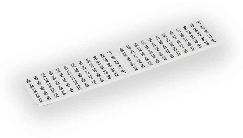 ENSTO - Merkintäteippi nro 1-12 - PEM80