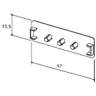 ENSTO - Sulkutulppa 3-nap EnstoNet - 3-NAP. SULKUTULPPA LAIPALLE, M
