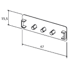 ENSTO - Sulkutulppa 3-nap EnstoNet - 3-NAP. SULKUTULPPA LAIPALLE, M