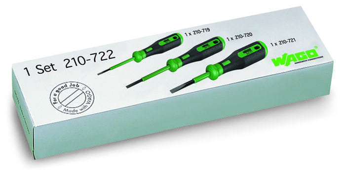 WAGO - Liitintyökalu - Avaustyökalusarja, sis 3 kpl