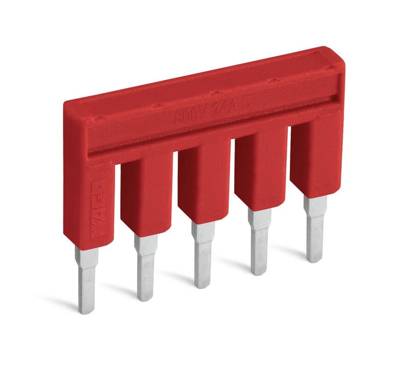 WAGO - Oikosulkusilta TOPJOB S - Jumpperi,5-OS,In 25 A,PUN 25 kpl