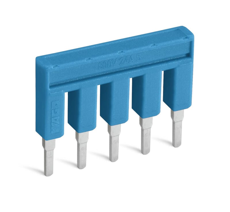 WAGO - Oikosulkusilta TOPJOB S - Jumpperi,5-OS,In 25 A,SIN 25 kpl